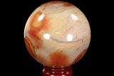 Polished Polychrome Jasper Sphere - Madagascar #88553-1